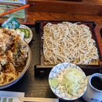 朝日屋 - 蕎麦定食 蕎麦大盛