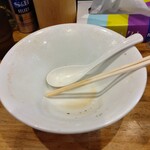 煮干し中華そば 一剣 - 当然こうなります