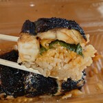 Wadokoro Sasaki - 鯖の棒寿司  @800円也。鯖の身はややふっくらで、ソコソコ旨し❗  酢飯はコチラのお店拘りの「赤酢」です。握りや海鮮丼でも「赤酢」でしたね。