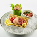 Assorted chicken sashimi (5 types)