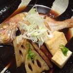 Kaisendonyagosakudon - れんこ鯛煮つけ