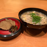 日本料理 たかむら - すっぽん雑炊　香のもの
