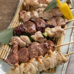 Assorted Yakitori (grilled chicken skewers)