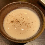 鮨菜 和喜智 - 真鱈の白子のスリ流し