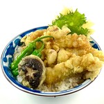 Ten-don (tempura rice bowl) 's sweet chicken Ten-don (tempura rice bowl)