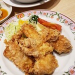 餃子の王将 - 鶏の唐揚　594円