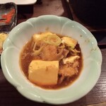 Sumiyaki Toriyoshi - 豆腐煮込み取り分け