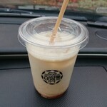 豆腐百景 - 底のりんごシロップは入念に混ぜるのをオススメ