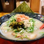 博多ラーメン 本丸亭 - チャーハンセット880円 ハリガネ