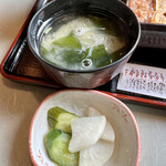 Tonkatsu No Kagomori - ヒレかつと生姜焼の定食
