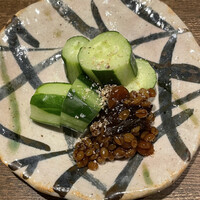 炭火焼鳥 とり将 - もろきゅう大好き❤