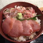 加瀬 - 中トロ中落ち丼大盛り。