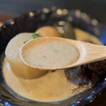 筥崎鳩太郎商店 - ♦︎ポルチーニ茸ソース・・いっぱい飲みたい~(笑)