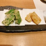 Tempura Shun Washoku Akira - ししとう・とうもろこし