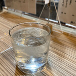 Torikan - 芋のソーダ割りだけど、、、、グラスが、、、小さい(^-^;