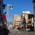 川ばた - 町屋一丁目交差点へと戻り、ウォーキングを兼ねた街歩きを開始！