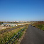 川ばた - 下流側へ向かい歩き続けた