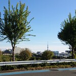 Kawabata - 橋を渡り横を見ると東京スカイツリーが見えてきた