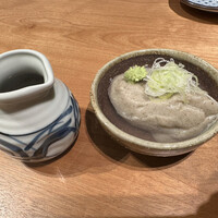 手打ち蕎麦 溜池 - そばがき