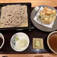 手打ち蕎麦 溜池 - 天種そば