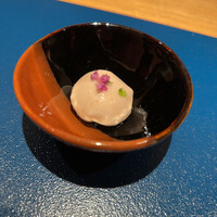 日本料理FUJI - おおまさりの葛寄せ