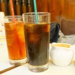 マーブル - アイスコーヒーとアイスティー