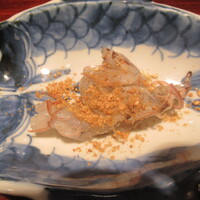 魚料理 あぎやお - 寝かせた車エビ