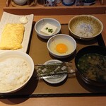 やよい軒 - しらすおろし朝食 玉子焼き
