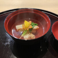 梶川 - 蕪と白子と蟹の椀物