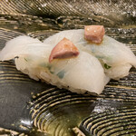 にぎり鮨 一五〇 - カワハギ