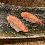 にぎり鮨 一五〇 - 車海老は品切れ　ブラックタイガー