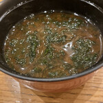 にぎり鮨 一五〇 - あおさの味噌汁　以下妻の注文