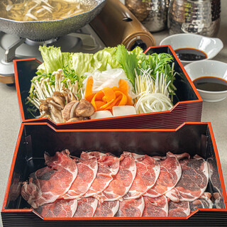 Refreshing and delicious “lamb shabu” with the flavor of blended soup stock