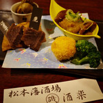 松本藩酒場 酒楽 - 前菜ほどれも美味しかった