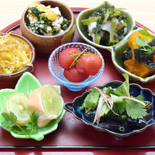 Kimuraya's recommended obanzai menu
