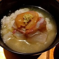 割烹 隆 - お茶漬けにしたよ