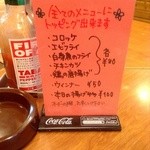 MASH - トッピングメニュー