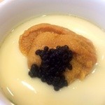 桜あん - Ｈ25.05　茶碗蒸し（ウニ、キャビア）アップ