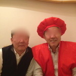 小石川 かとう - 友人と記念撮影(^^ゞ