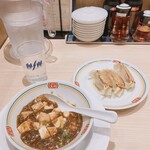 Gyouza No Oushou - 麻婆豆腐(ジャストサイズ)/にんにくゼロ生姜餃子(ジャストサイズ)