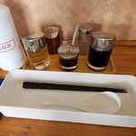 心麺 - 卓上調味料