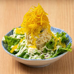Potato salad with takuan
