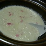 鷹泉閣 岩松旅館 - 梅塩をかけていただきます