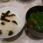 鷹泉閣 岩松旅館 - ご飯とみそ汁