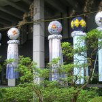 鷹泉閣 岩松旅館 - 七夕のディスプレイがところどころに