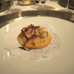 ロドラント ミノルナキジン - アミューズ：小さなタルトフランべ