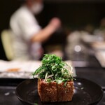 蛤坂 まえかわ - 自家製の厚揚げ。無茶苦茶美味しい!