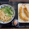 丸亀製麺 - かけうどんとちくわ天とかしわ天と鮭おむすび