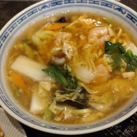 CHINESE 宗家 - 海鮮入り五目あんかけ汁そば
