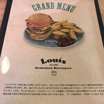 Louis Hamburger Restaurant - ワクワクするグランドメニュー♬